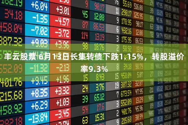 丰云股票 6月13日长集转债下跌1.15%，转股溢价率9.3%
