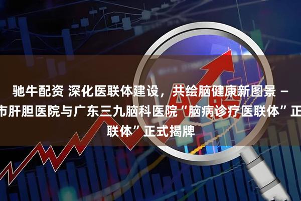 驰牛配资 深化医联体建设，共绘脑健康新图景 ——东莞市肝胆医院与广东三九脑科医院“脑病诊疗医联体”正式揭牌