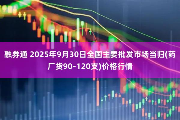 融券通 2025年9月30日全国主要批发市场当归(药厂货90-120支)价格行情