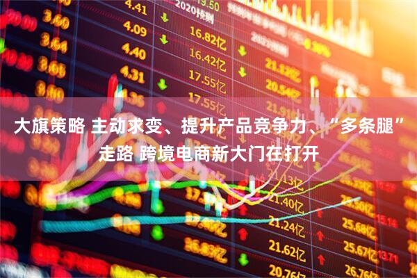 大旗策略 主动求变、提升产品竞争力、“多条腿”走路 跨境电商新大门在打开
