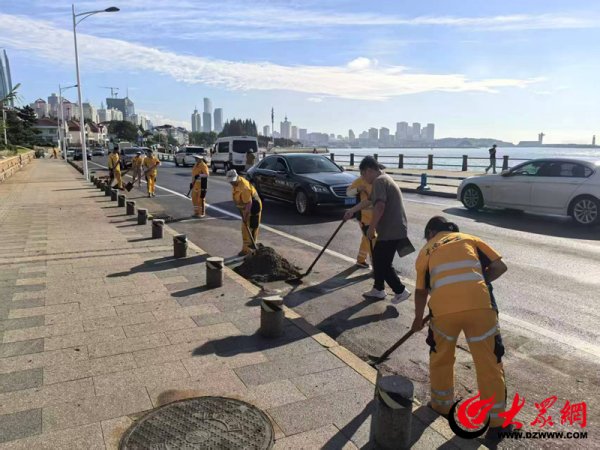 股牛网 “城管蓝”的节日坚守 青岛市城市管理局筑牢城市运行安全防线